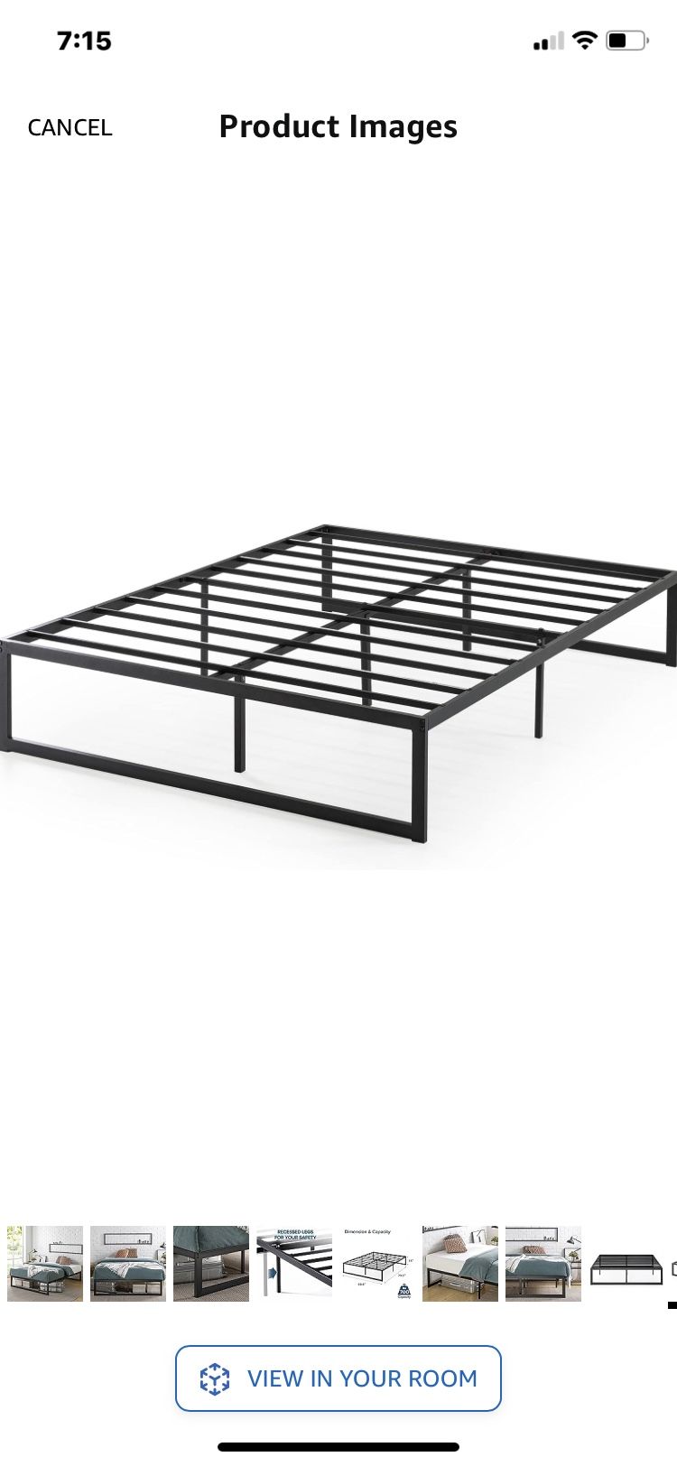 Good Used Condition Queen Size Bed Frame 