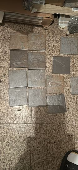 Slate Gray Tiles 3 7/8 X 3 7/8
