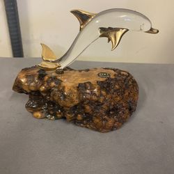 Dolphin With 22kt Gold 