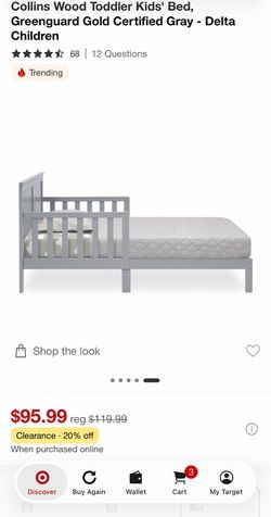 Toddler bed new in box