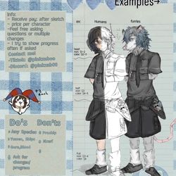 Art comms open ( 1-$6)