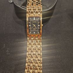 MENS CROTON GOLD TONE WATCH 