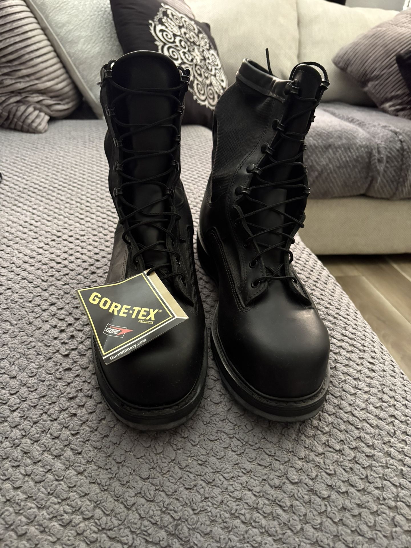 Gore-Tex Black Leather Boots Brand New W/ Tags