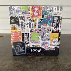 Ceaco 300 Piece Nightmare Before Christmas Poster Collage Interlocking Jigsaw 