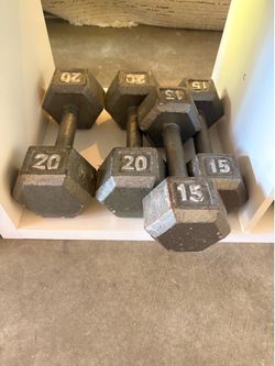 15 & 20lb weights