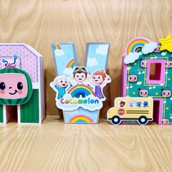Personalized Cocomelon Party Decorations