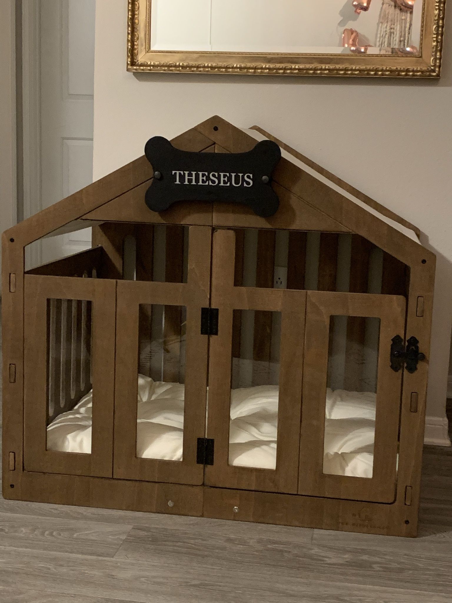 Etsy Wood Dog House Crate