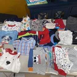 Toddler Boy 59pc / Size 6/9 Clothing Lot   PRICE IS FIRM  