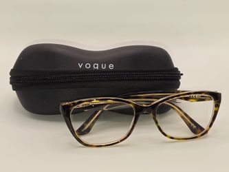 Vogue Tortoise Cat-Eye Eyeglasses with Case