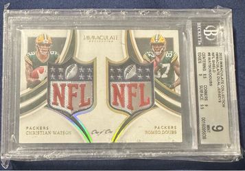 Sports card dual immaculate nfl shield 1/1