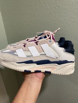 adidas Niteball 'Cream White Pink Tint' Size 12 Authentic” New no box”