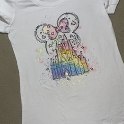 Custom Disney Shirt Woman Size small