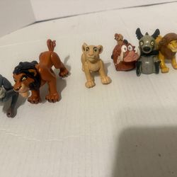 Lot Of 6 Vintage 1994 Burger King Disney The Lion King Kid's Club Toys