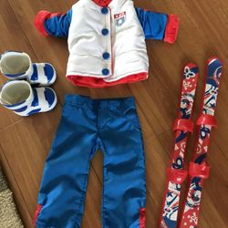 Doll Ski Set