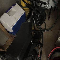 Black Minibike Frame 