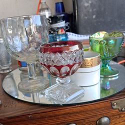 Vintage Glass..antiques Colored,crystal All Types 