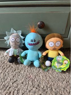 Rick & Morty 3 Piece Plush Set