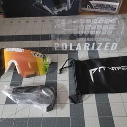 Pit Vipers Polarized Sun Glasses New With Box 