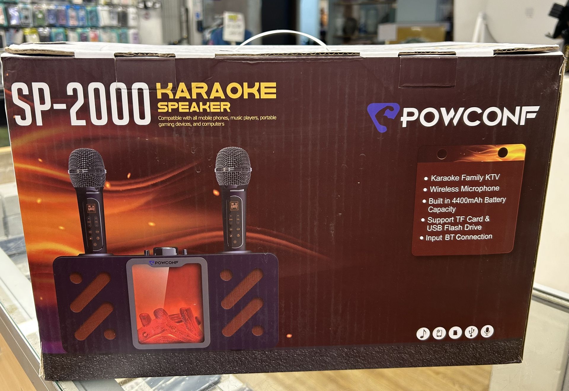 POWCONF SP-2000 DARK BLUE kARAOKE SPEAKER