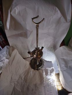 Antique Brass Lucerna Oil Lamp
