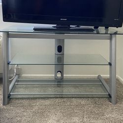 Glass TV Stand (TV not included)