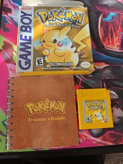 Pokemon Yellow in Box