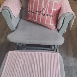 Gray Rocking Chair ..