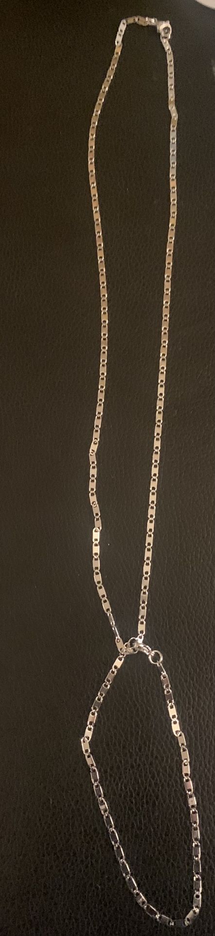 Stainless steel chain with bracelet 