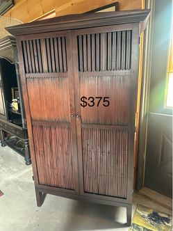 Beautiful BoHo Pier One 1 wardrobe -storage cabinet-armoire