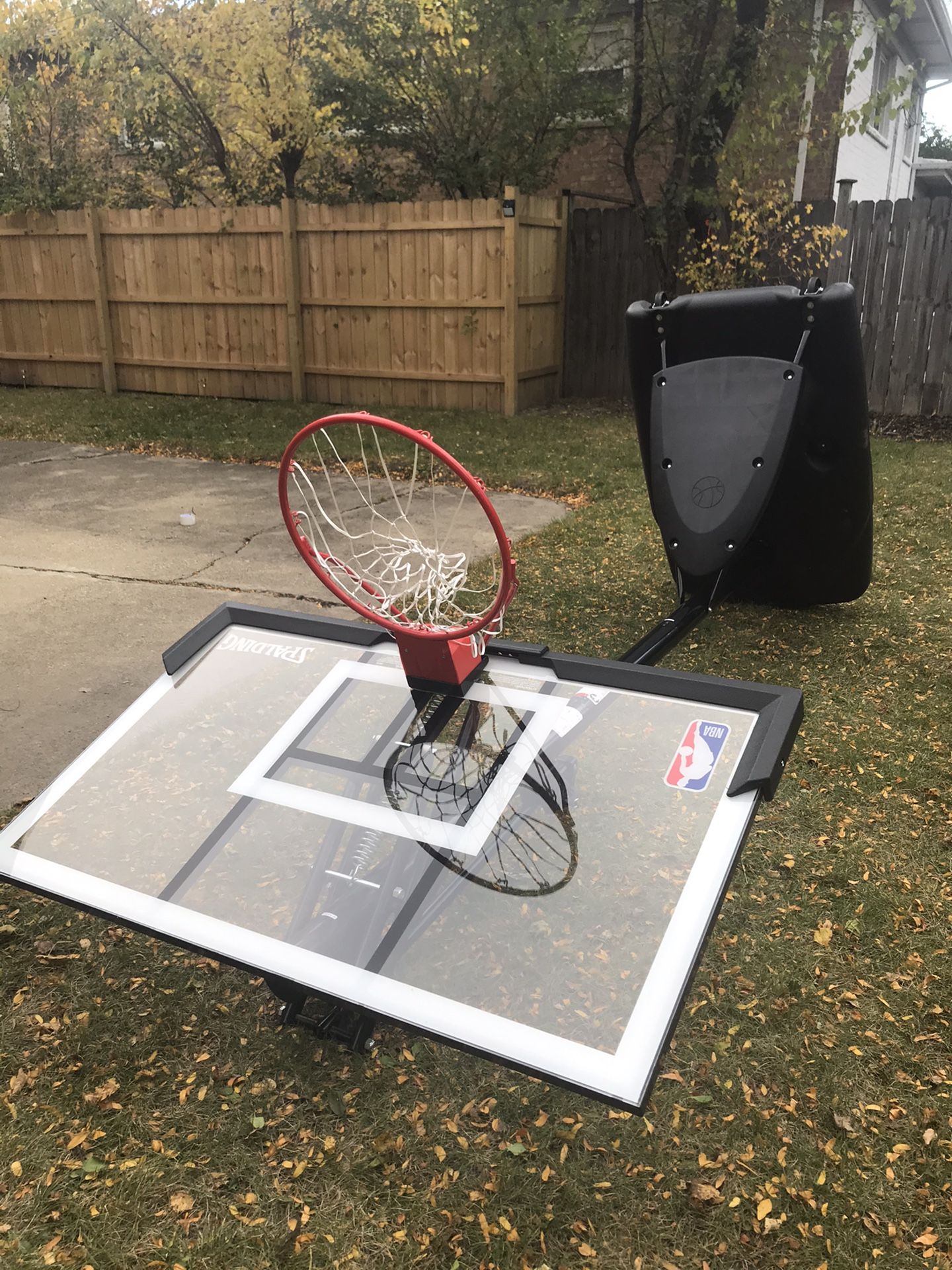 Spalding NBA 54 in Acrylic Portable Basketball Hoop