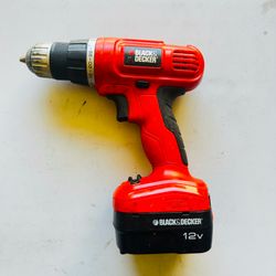 Black & Decker 12V cordless drill