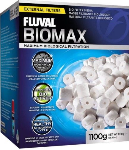 Fluval Fluval Biomax Bio Filter Media 17.63 Oz  Aquarium Fish Tank Canister Filter Media Brand New 