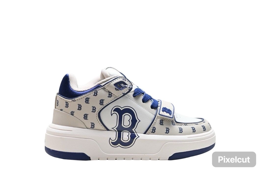 MLB Boston Red Red Sox Liner chunky Korea Navy Blue Grey Size 11