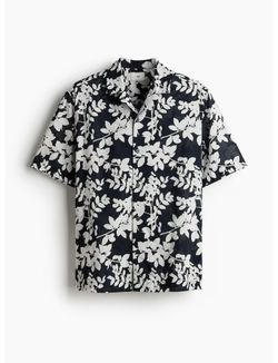 Regular Fit Printed Resort Shirt