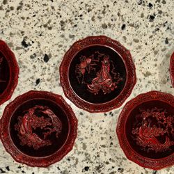 Five Perceptions of Weo Cho Cinnabar Plates