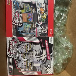 Pokemon white flare and black bolt 9 pack binder collection