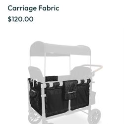 Wonderfold W4 Luxe Carriage FABRIC ONLY- Black Camo