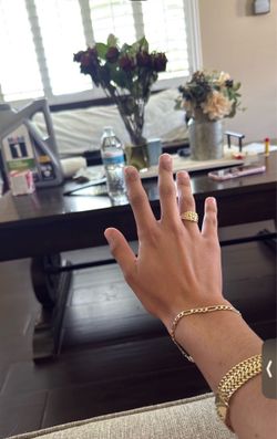 10K Gold Ring and Bracelet