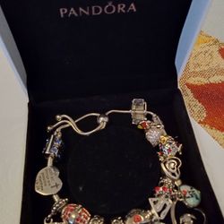 Pandora Sterling Silver Adjustable Bracelet 