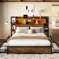 King size bed frame