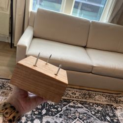 Beige Pull Out Couch - Queen 