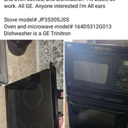 Oven Stove Microwave And Dishwasher 