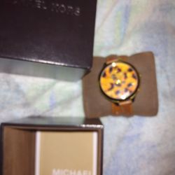 Women's. Michael Kors. Double Wrap Around Strap Wristwatch.  Never Used. Just Needs Batteries. $20. Comes With Box. 