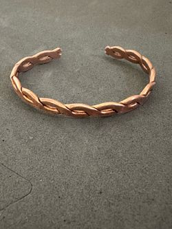 100% Copper Bracelet. Handmade Braided Medicine Bracelet Arthiritis Pain Therapy