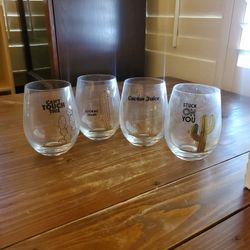 Arizona-Themed Wine Glasses