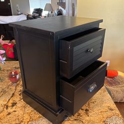 Two Drawer Nightstand/Printer Stand