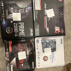Selling Motherboards As A Bundle Or Individually Send Offers