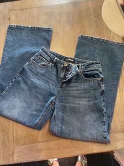 Fashion nova wide leg jeans, size 7