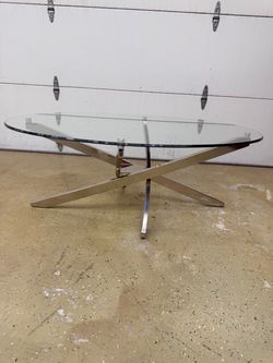 Mcm oval coffee table