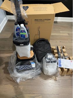 BISSELL Revolution HydroSteam Upright Carpet & Upholstery Cleaner – Brand New In Box